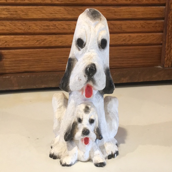 Other - Vintage Chalkware dogs, mom and pup